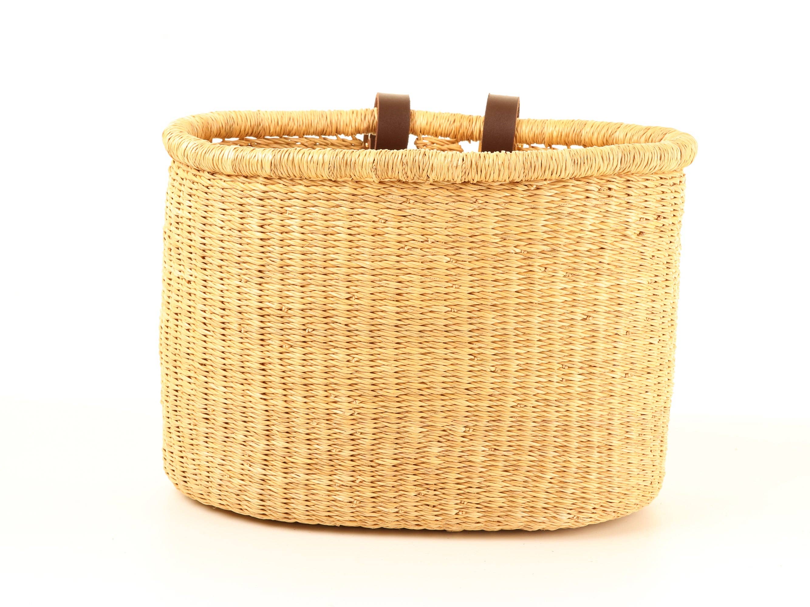 The Basket Room – wholesale Basket – BULI: Handcrafted Natural Oblong Bike Basket | Pannier | Bicycle Basket 3