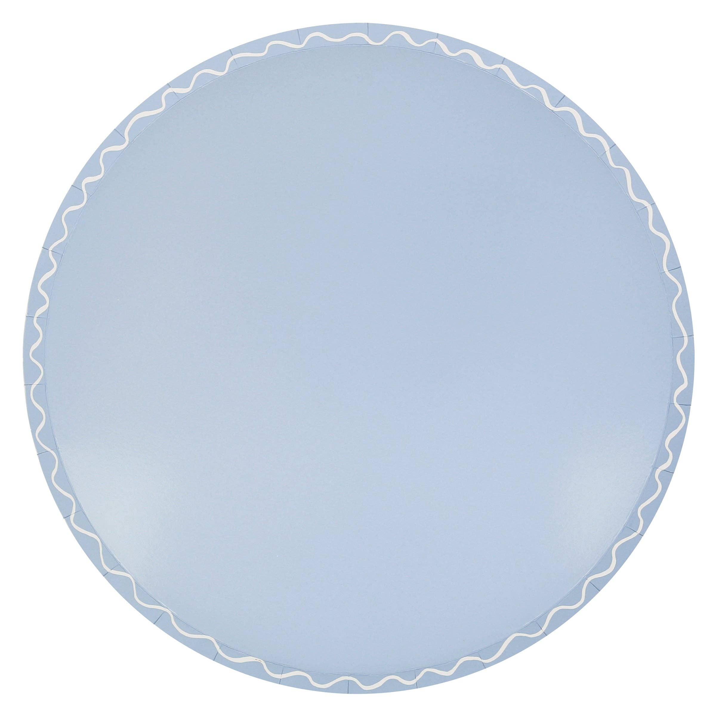 Meri Meri – wholesale Disposable plate – Mixed Wavy Line Dinner Plates8