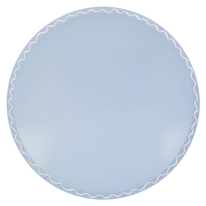 Meri Meri – wholesale Disposable plate – Mixed Wavy Line Dinner Plates8