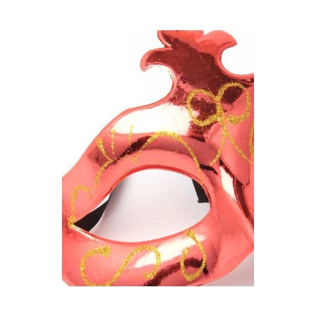 Inca UK – wholesale Costume – Unisex – Metallic Masquerade Mask With Glitter Detail2