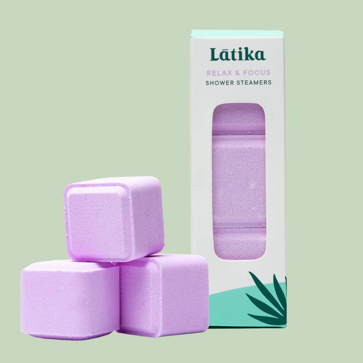 Latika Beauty - Wholesale Shower Steamer/Bomb - Shower Steamers 🟪 Lavender Essential Oil 🟪 Relax & Focus