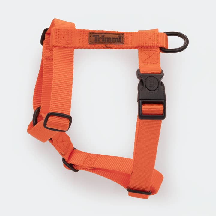 Nylon harness orange for wholesale by Trimmi
