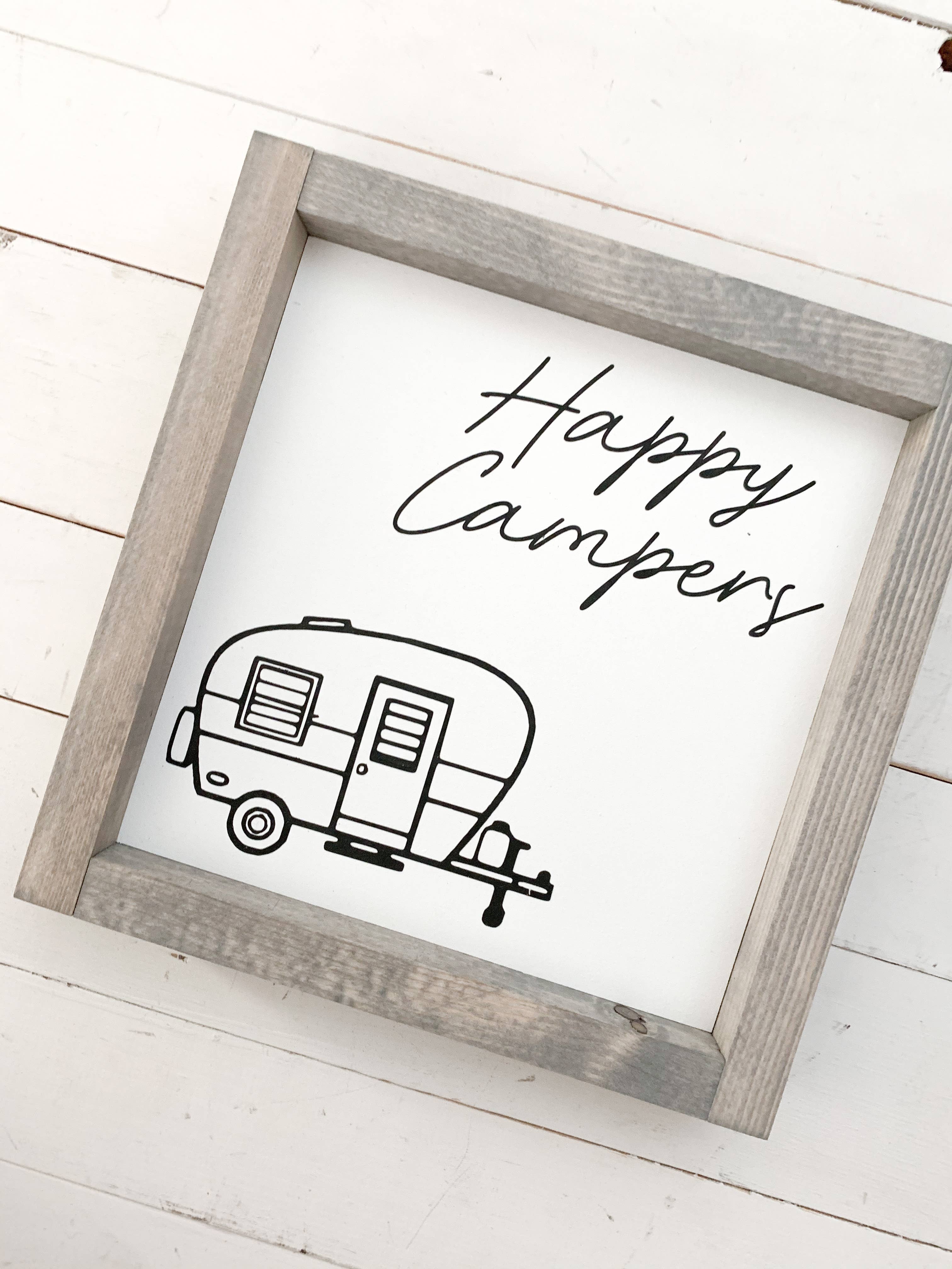 Ashwood Designs - Wholesale Sign - Happy Campers1