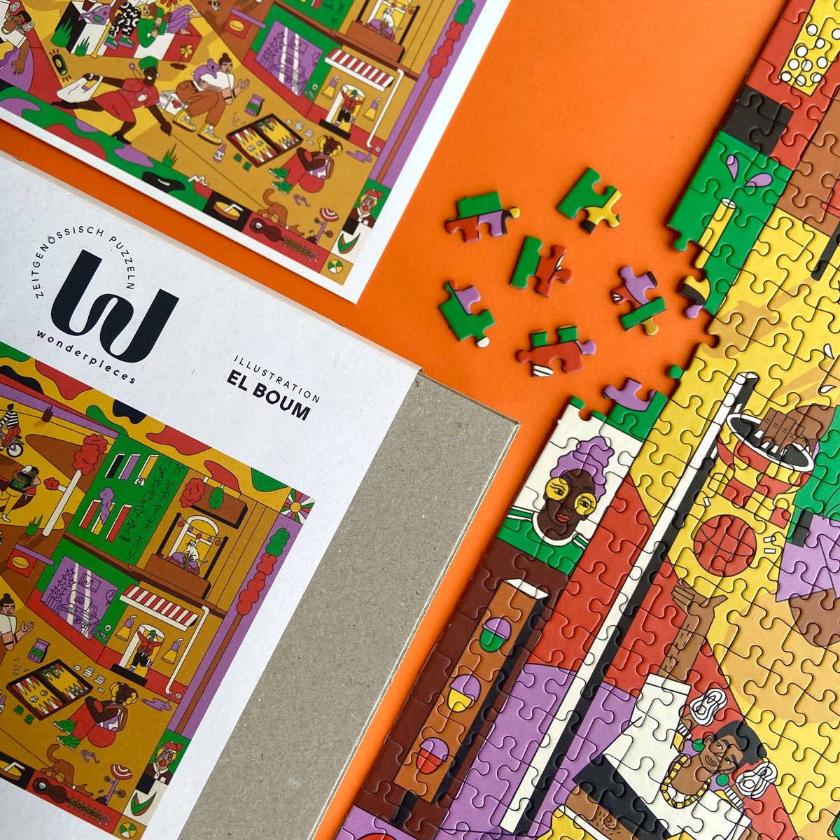 Wonderpieces - Wholesale Puzzel - Volwassene - »Let's Cheer, We're Queer« puzzel | Illustratie EL BOUM3