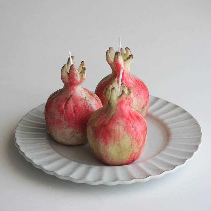 House of Shokunin - Wholesale Novelty Candle - handcrafted Pomegranate candle handmade home decor candle2