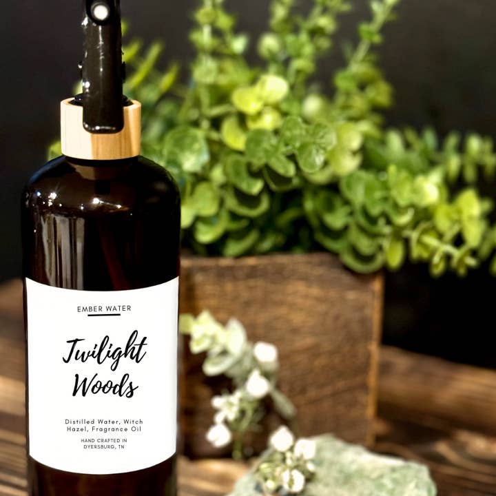 Twilight Woods Room + Linen Spray for wholesale by Ember Water
