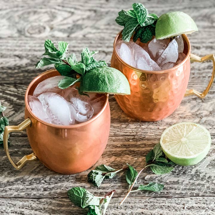 Copper Mug Company - Wholesale Cocktail/Liquor Glass - Original Smooth: 16oz Solid Copper Moscow Mule Mug