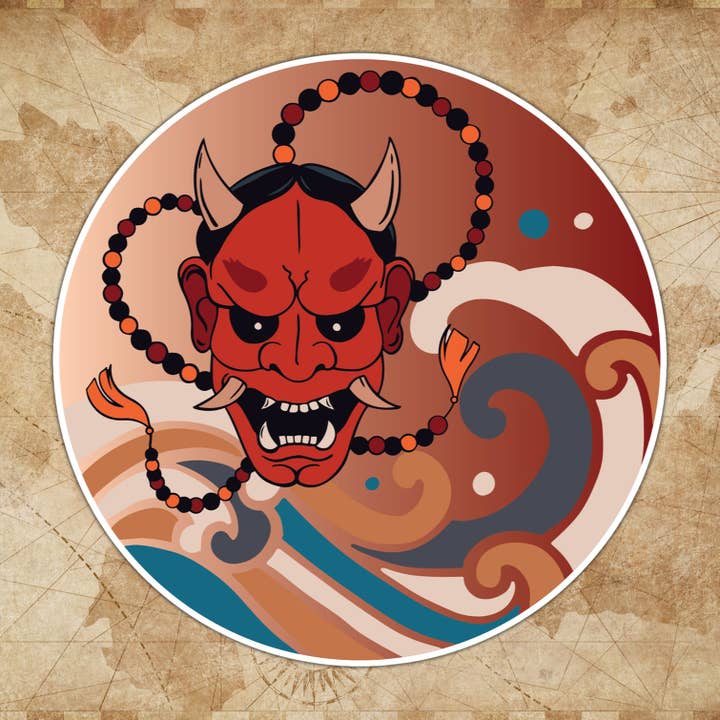 Pegatina Japonesa - Colección Dados Alrededor del Mundo para venta al por mayor de Misty Mountain Gaming