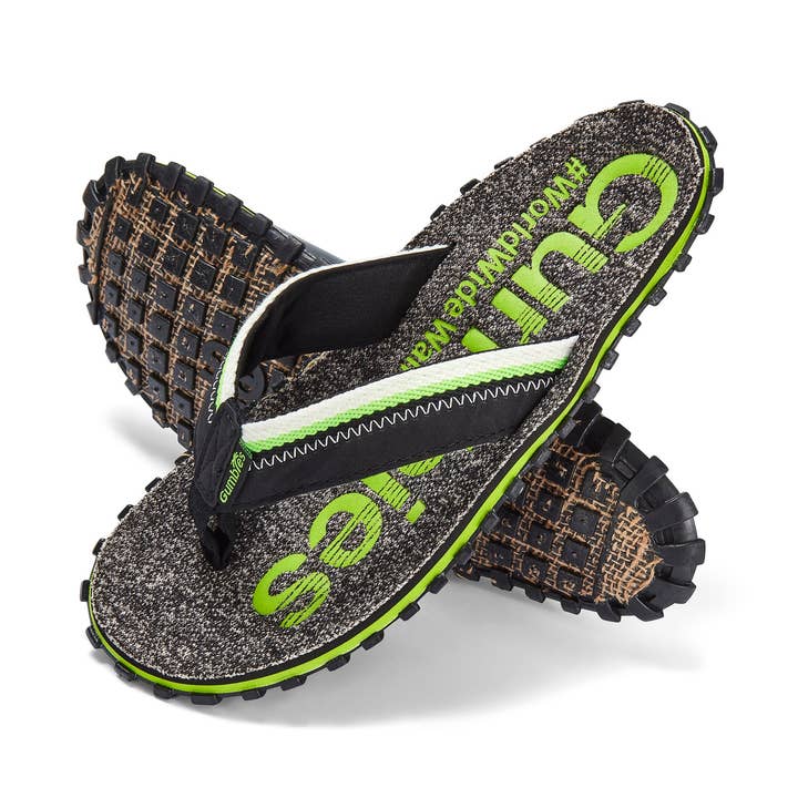 Cairns - Flip-Flops - Men's - Lime for wholesale by Gumbies