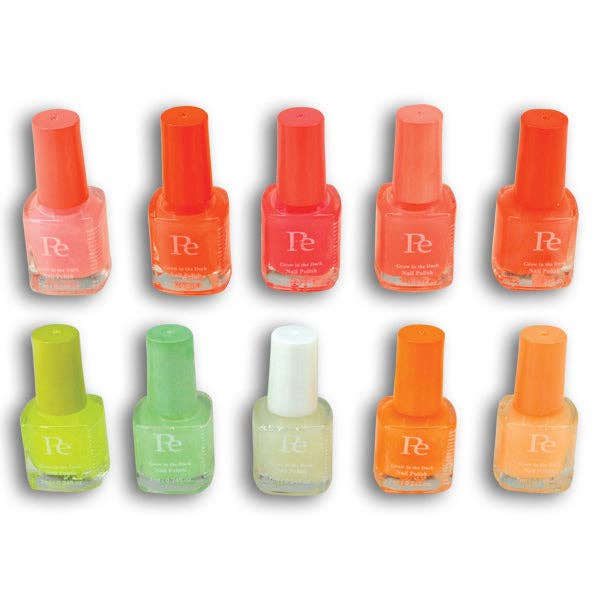 Glow-In-The-Dark Nail Polish 12 Pack for wholesale by Kipp Brothers
