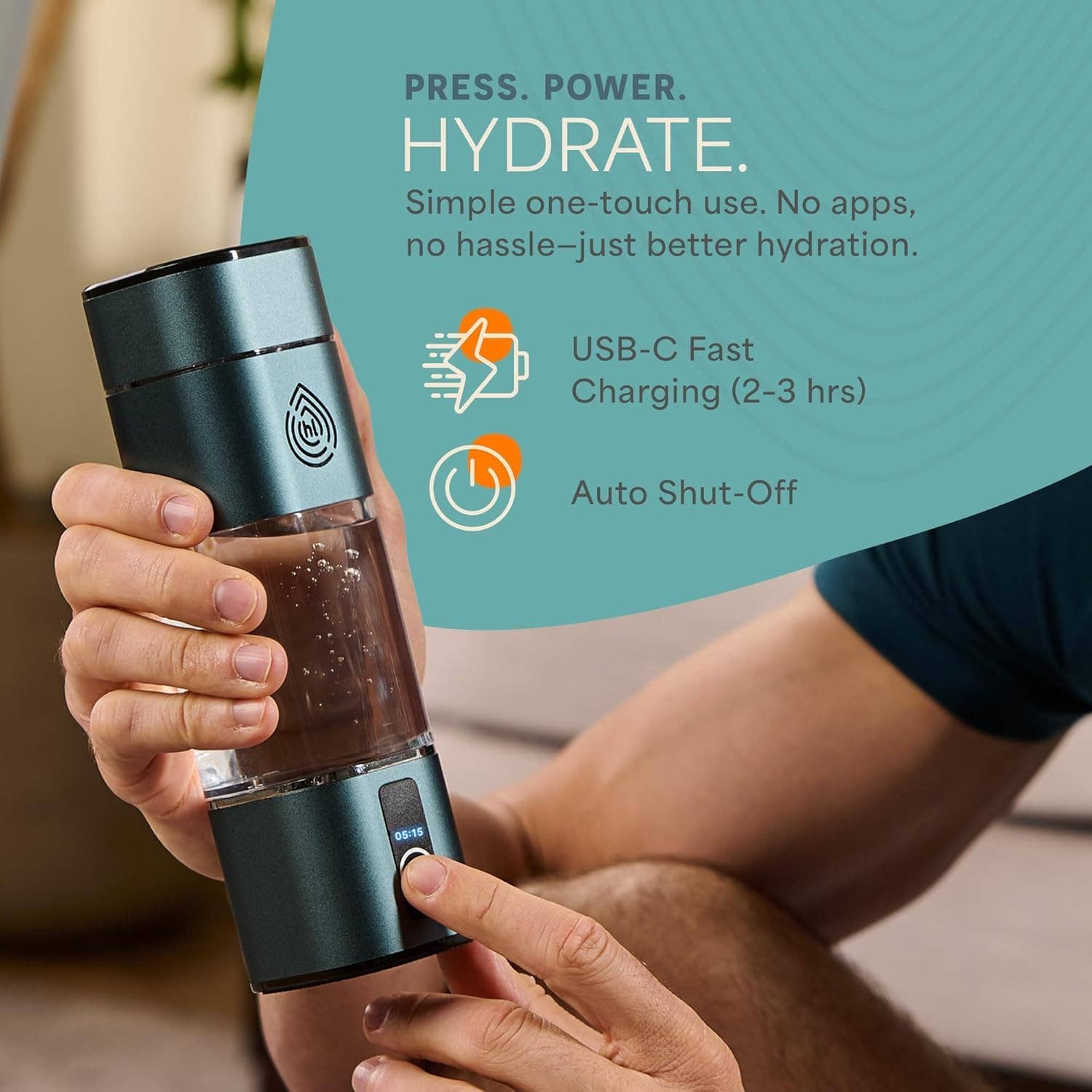 LifePro - Wholesale Water Bottle - Lifepro HydroLife Peak 280ml Hydrogen Water Bottle Generator5