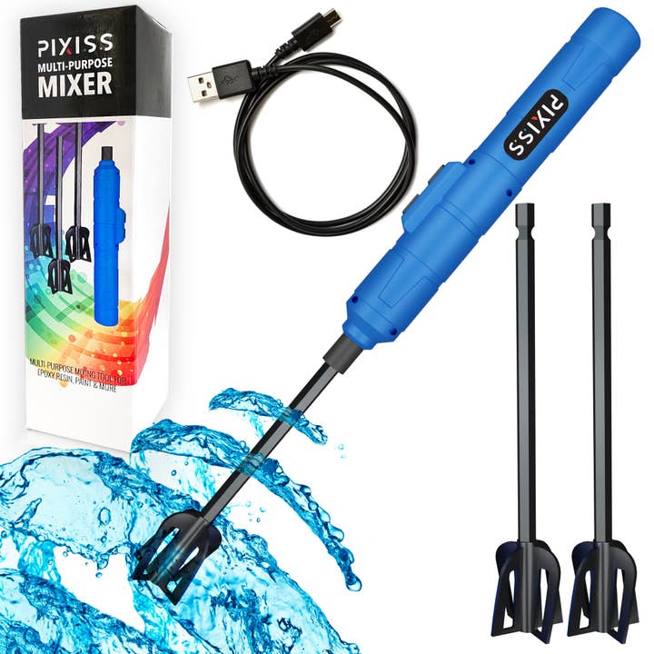 Pixiss - Wholesale Mixer Attachment - Resin Mixer - Rechargeable and Easy to Use Epoxy Resin Mixer1