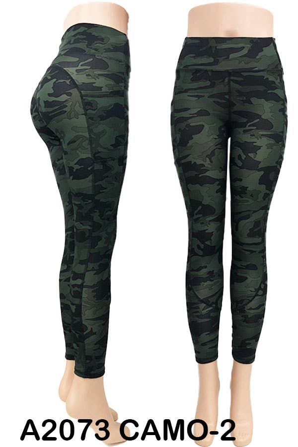 SSImport - Wholesale Athletic/Lounge Leggings - Women's - A2073 SPORTS YOGA LEGGINGS MIXED SIZES 12PCS/PACK4