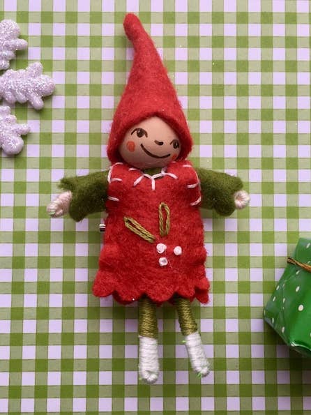 Holly Jolly Ornament for wholesale by Pea Soup