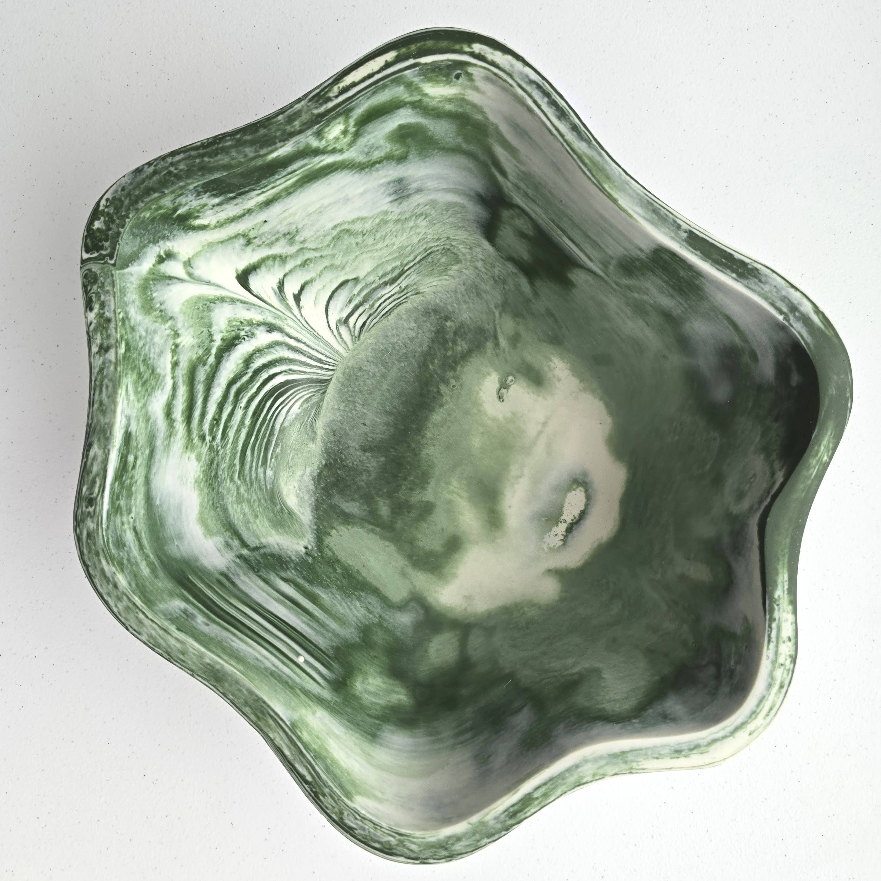 Gibb & Daan - Vendita all'ingrosso Insalatiera - Ciotola Raccogli-Resina – Forma Organica, Grande Dimensione - Fatto a Mano25