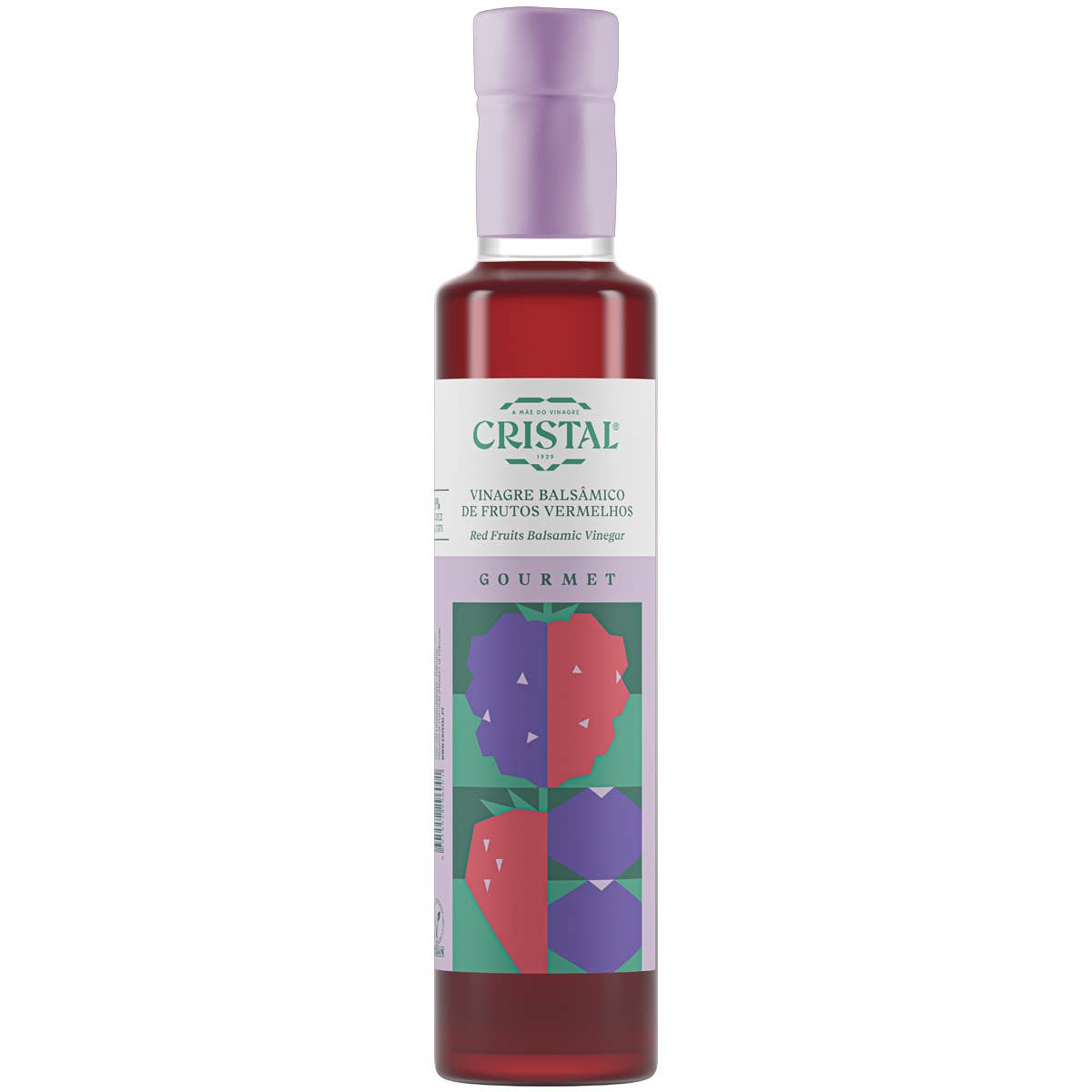 Vinagres Cristal Gourmet - Wholesale Vinegar - GOURMET RED FRUIT BALSAMIC VINEGAR - 250ML0