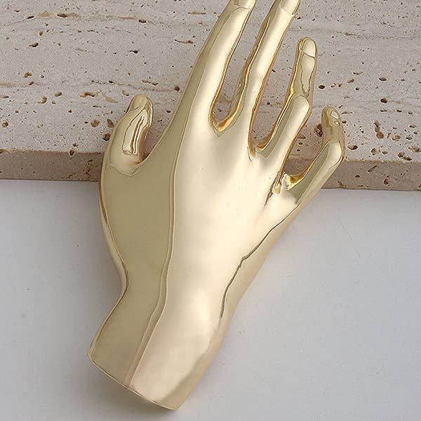 UZ Wholesale Store – Engroshandel Broche – Geometrisk broche i ensfarvet design2