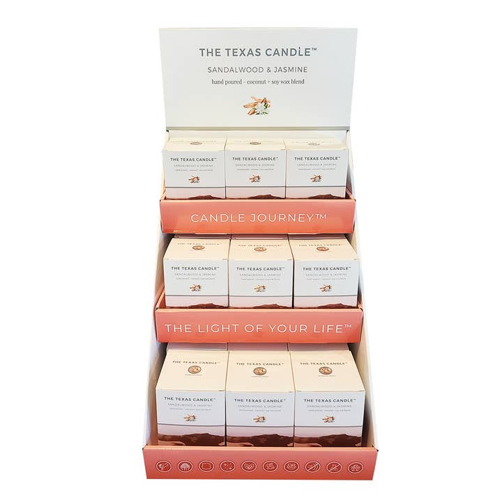 Candle Journey - Wholesale Jar/Filled Candle - The Texas Candle1