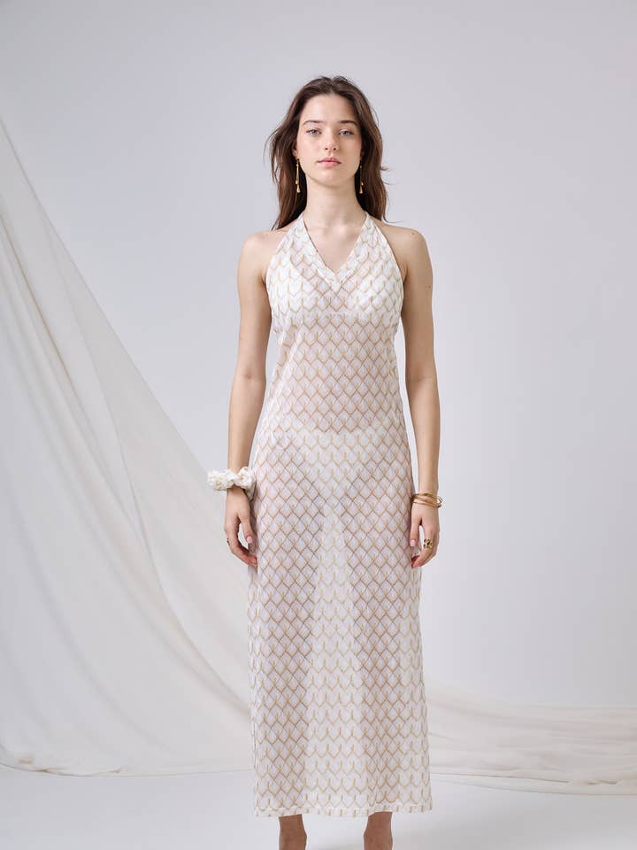 Transparent Beach Dress - Daylight for wholesale by Aulala Paris