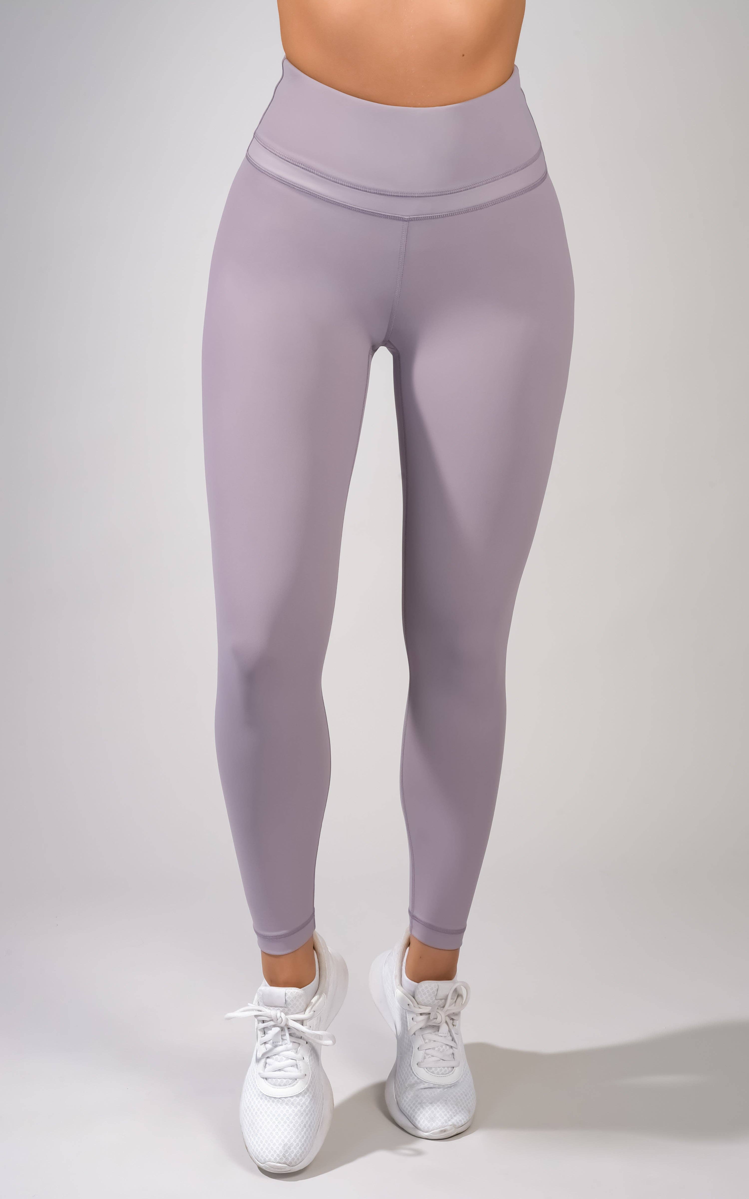 90 Degree by Reflex & Yogalicious - Wholesale Athletic/Lounge Leggings - Women's - "Bootyful" brand Interlink V-Back Cire High Rise 7/8 Ankle L3
