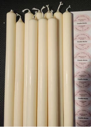 Carol's Candles & Gifts Ltd - Wholesale Tapered Candle/Candlestick - 28cm Soy Candle Sticks Church Alter Candles