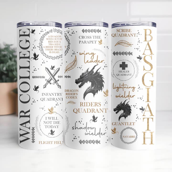 Fourth Wing Book Lover Tumbler for wholesale by H+P Wholesale