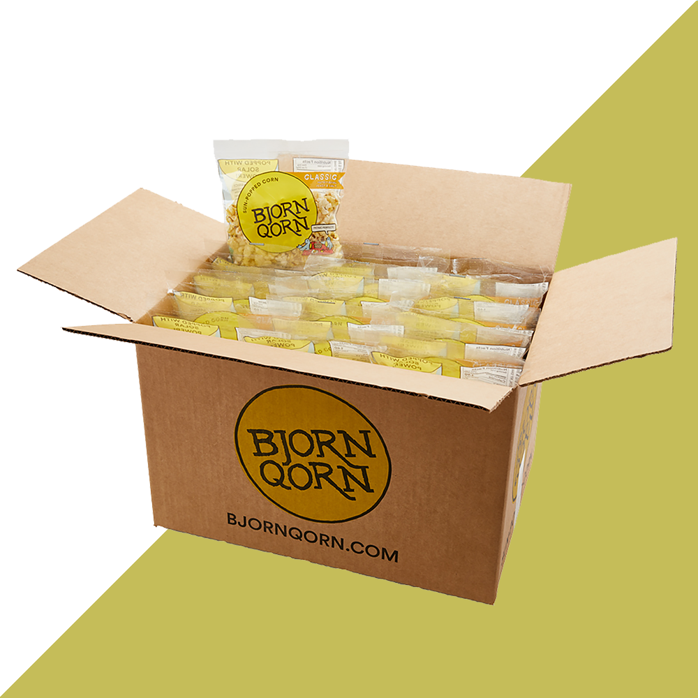 BjornQorn – wholesale Popcorn – 1 oz Klassisk BjörnQorn2