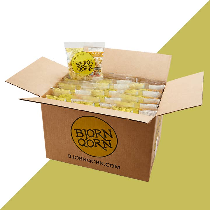 BjornQorn - Wholesale Popcorn - 1oz Classic BjornQorn2