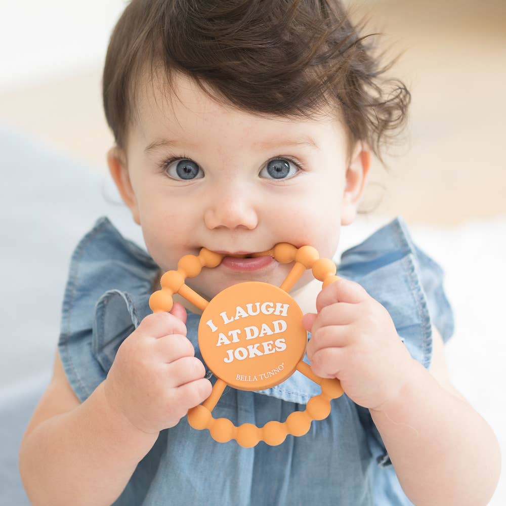 Bella Tunno - Wholesale Teether (Not Clip-On) - Baby - I Laugh at Dad Jokes Happy Teether6