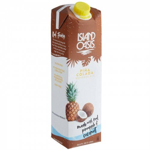FIXTUREDISPLAYS - Wholesale Cocktail Mix/Syrup - Island Oasis 1 Liter Pina Colada Beverage Mix WS-711IOPINACOL2