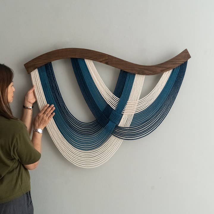 MinhandBros - Wholesale Wall Art Set - Artisan Macrame Fiber Wall Hanging for Warm Boho Vibes V9315