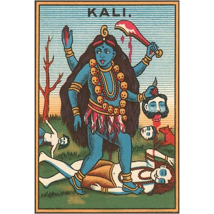 Greeting Card FG-69 Kali, Goddess of Destruction for wholesale by Found Image Press