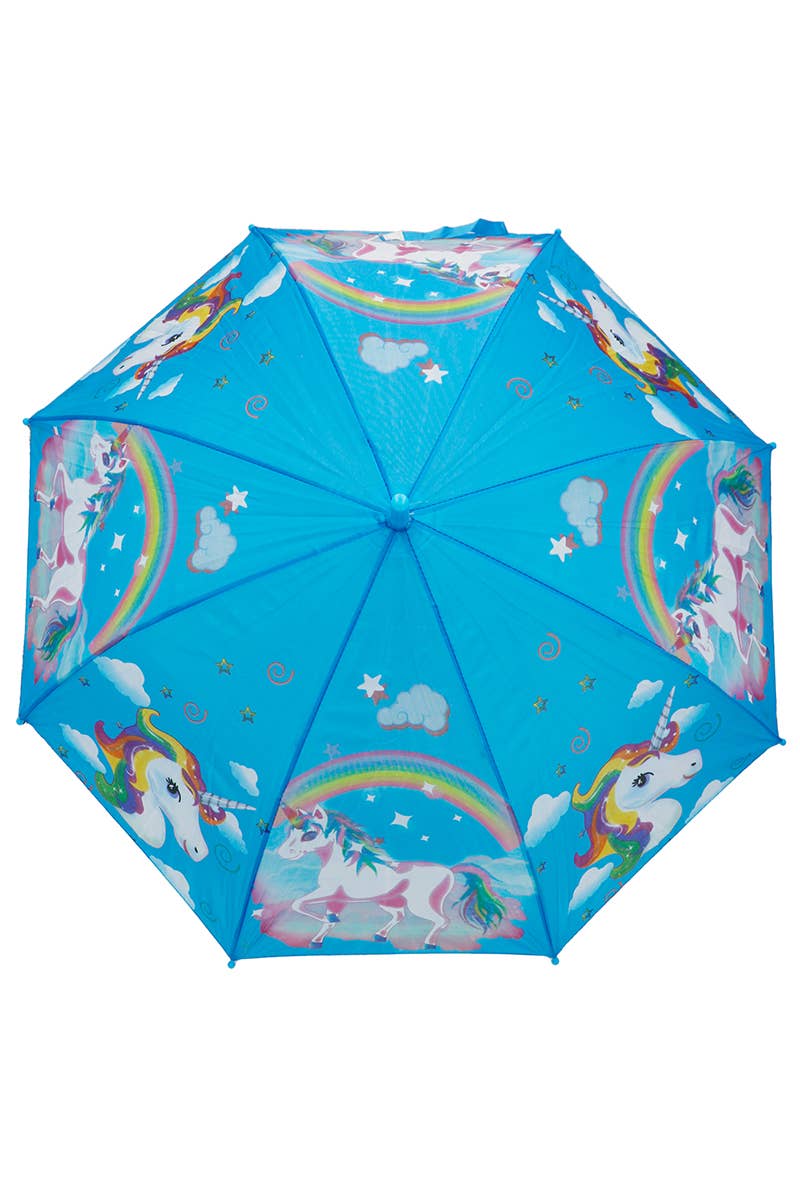 Cap Zone – Großhandel Regenschirm – Kinder – Kinder-Regenschirm mit Einhorn-Motiv, Kunststoff, automatisches Öffnen, klappbar9