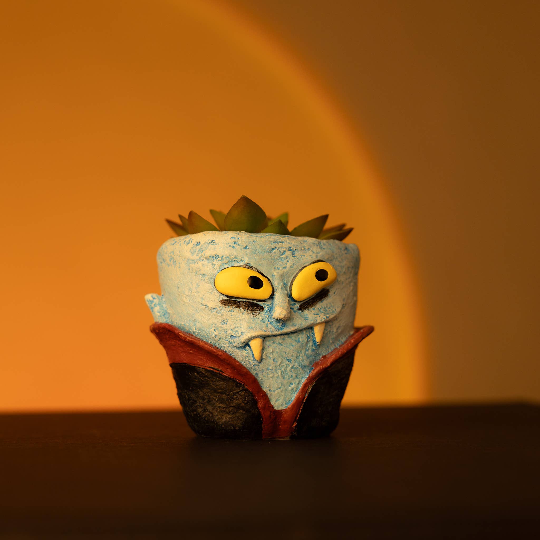 Cohasset Gifts - Wholesale Plant Pot - Vampire Blobhouse Planter - Count Succula - Halloween Blobs