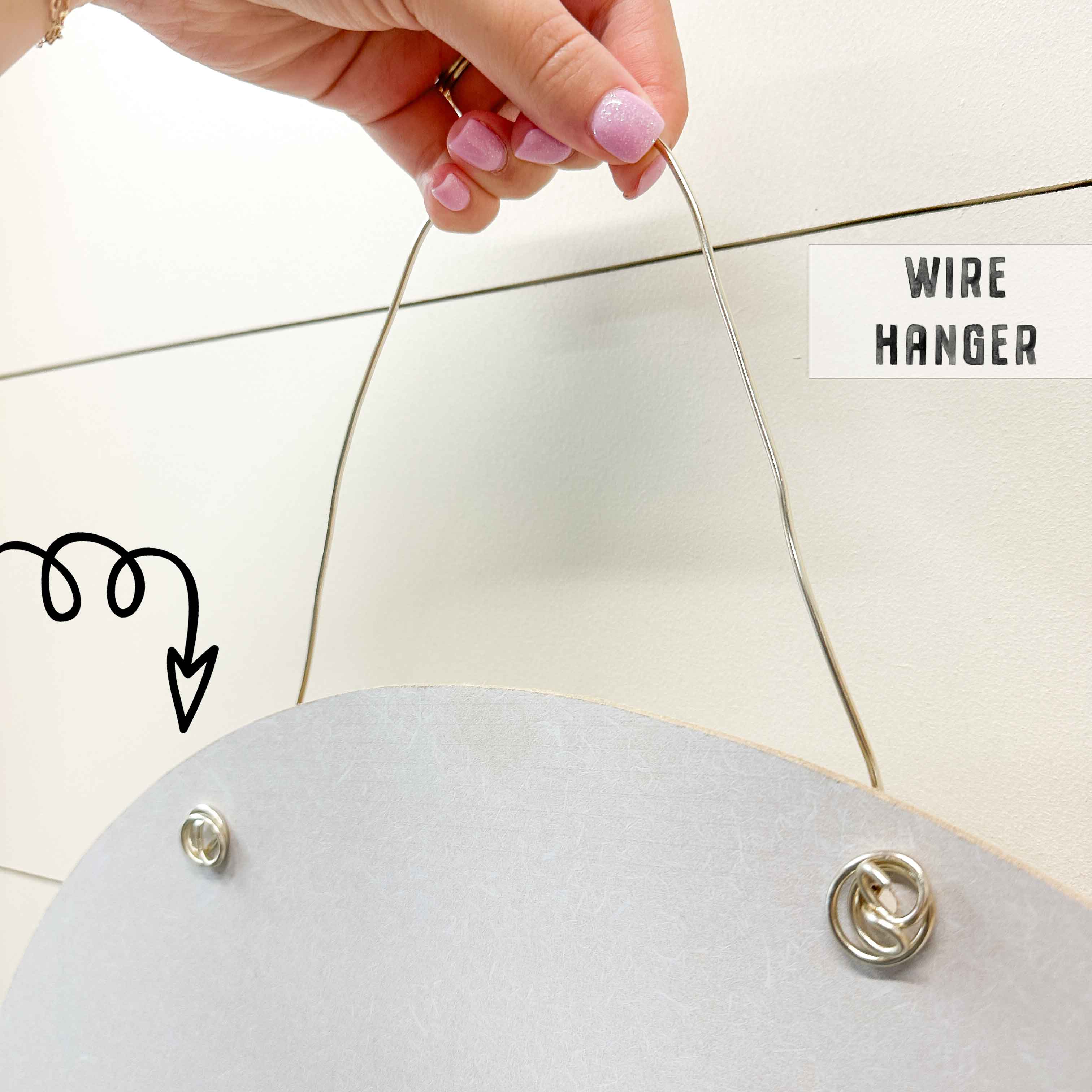 Clairmont & Co - Wholesale Door Hanger - Easter Door Hanger, Round Door Sign, Door Hanger, Spring Art1