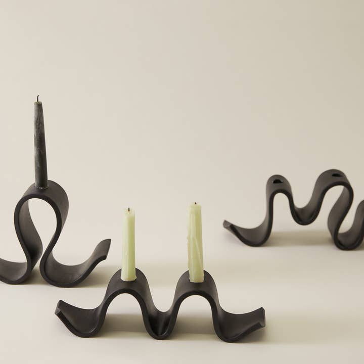 Virginia Sin - Vendita all'ingrosso Portacandele - Candelabro Wyat, nero5