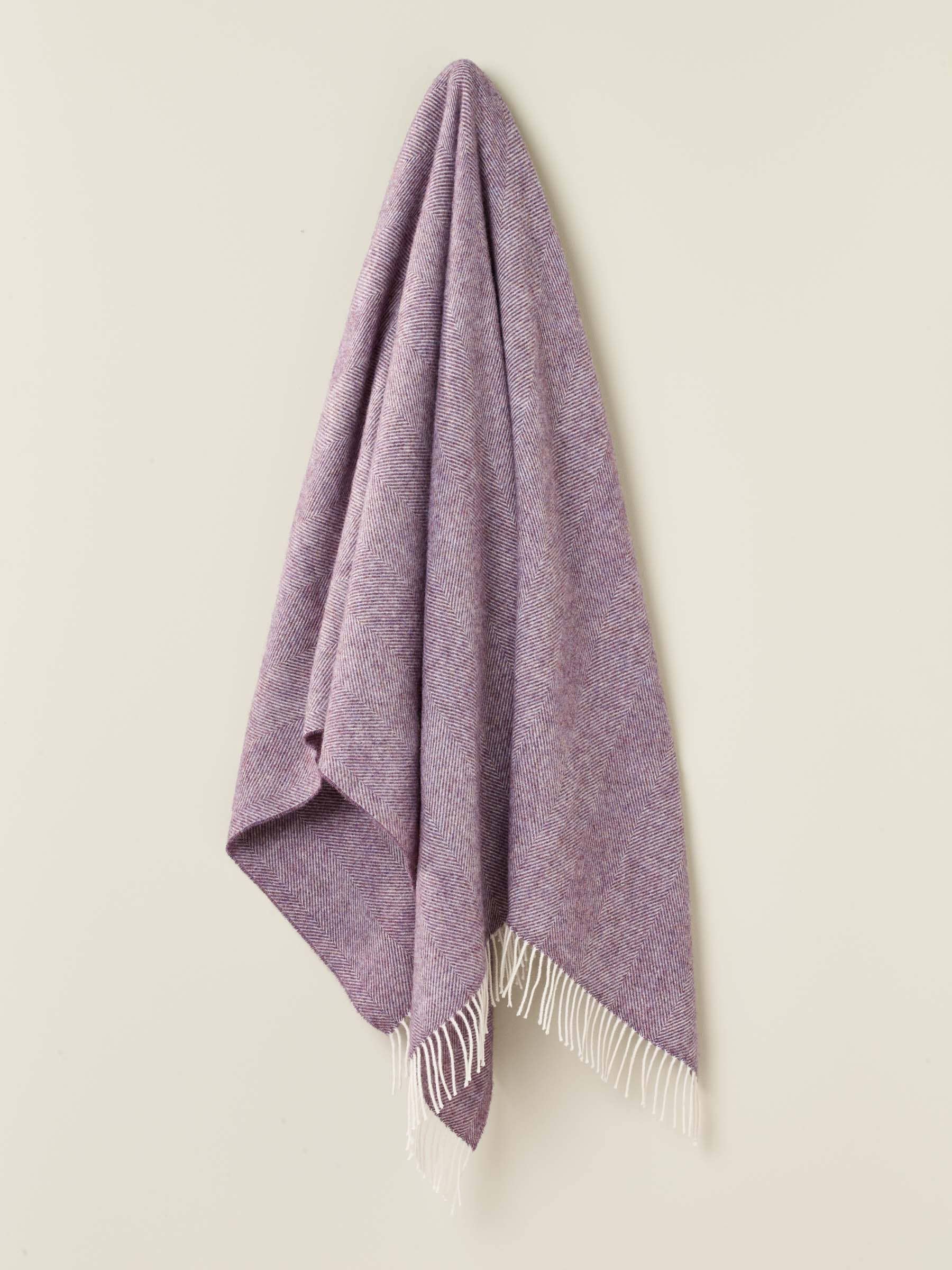 Bronte by Moon - Wholesale Throw Blanket - Herringbone Pure Wool XL Throw1