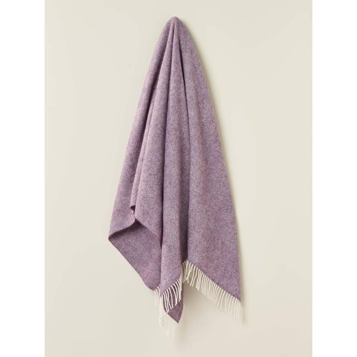 Bronte by Moon - Wholesale Throw Blanket - Herringbone Pure Wool XL Throw1