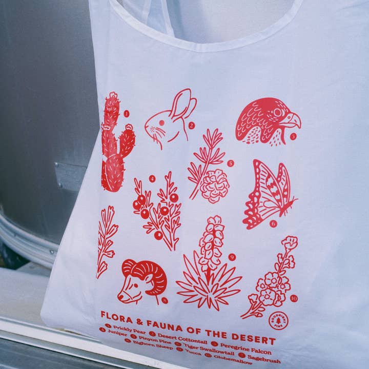 Goodnight Pine - Wholesale Grocery/Shopping Bag - Desert Flora & Fauna BAGGU Reusable Bag6