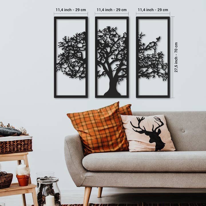 NOXART LLC - Wholesale Gallery Wall Set - Percea Set of 3