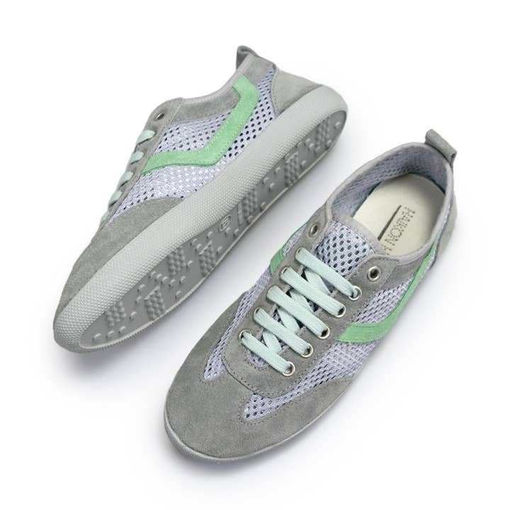 Haikon Hada (Calzame, Alster Komfort, Timoni) - Wholesale Lifestyle Sneakers - Women's - RETE breathable gray sneakers for women – Comfort with style Haikon Hada3