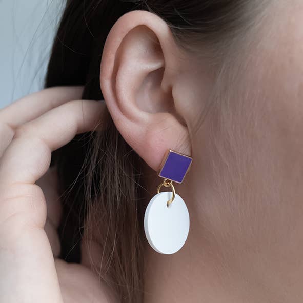 Boucles d'oreilles olfactives Pintura pour la vente par O by !Osmotik