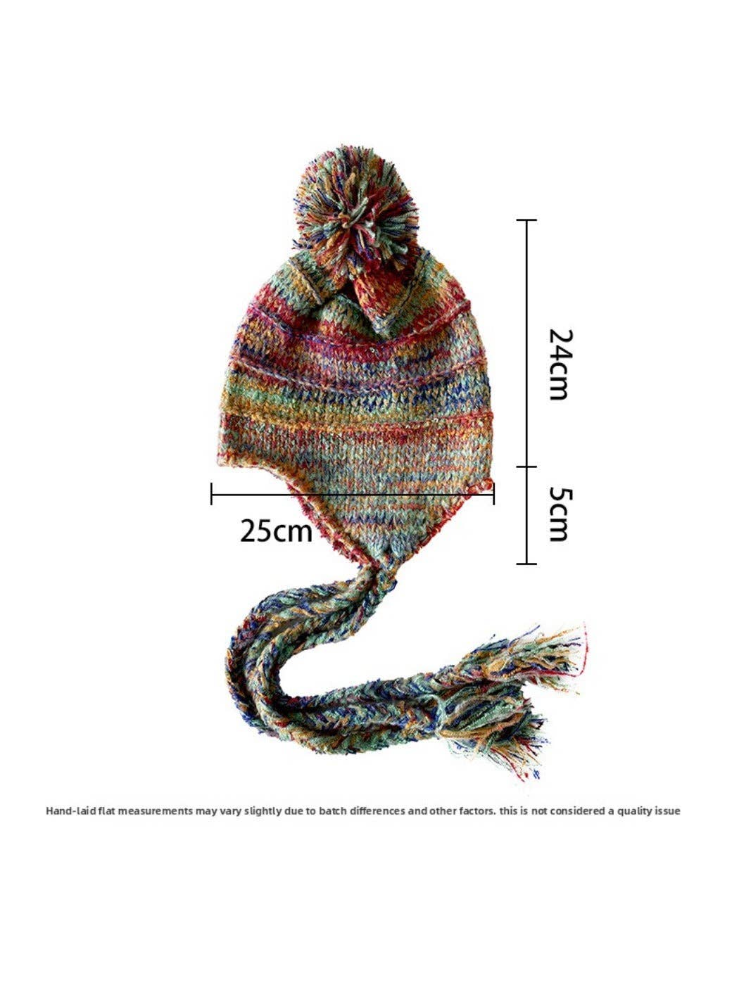 Funkyrel® Atzbranding Limited - Wholesale Beanie - Dames - Haila - Dames Colorblock Gebreide Oorflap Muts8