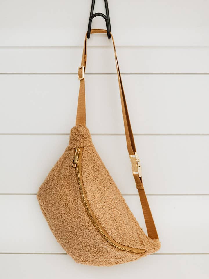 Marsupio grande in sherpa per la vendita all'ingrosso da parte di Lilybelle & Threads