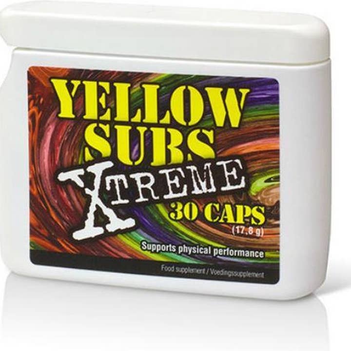 Kinky Pleasure - Wholesale Oral Supplement/Vitamin - Cobeco Yellow Subs Xtreme Energy Pills 30 Caps