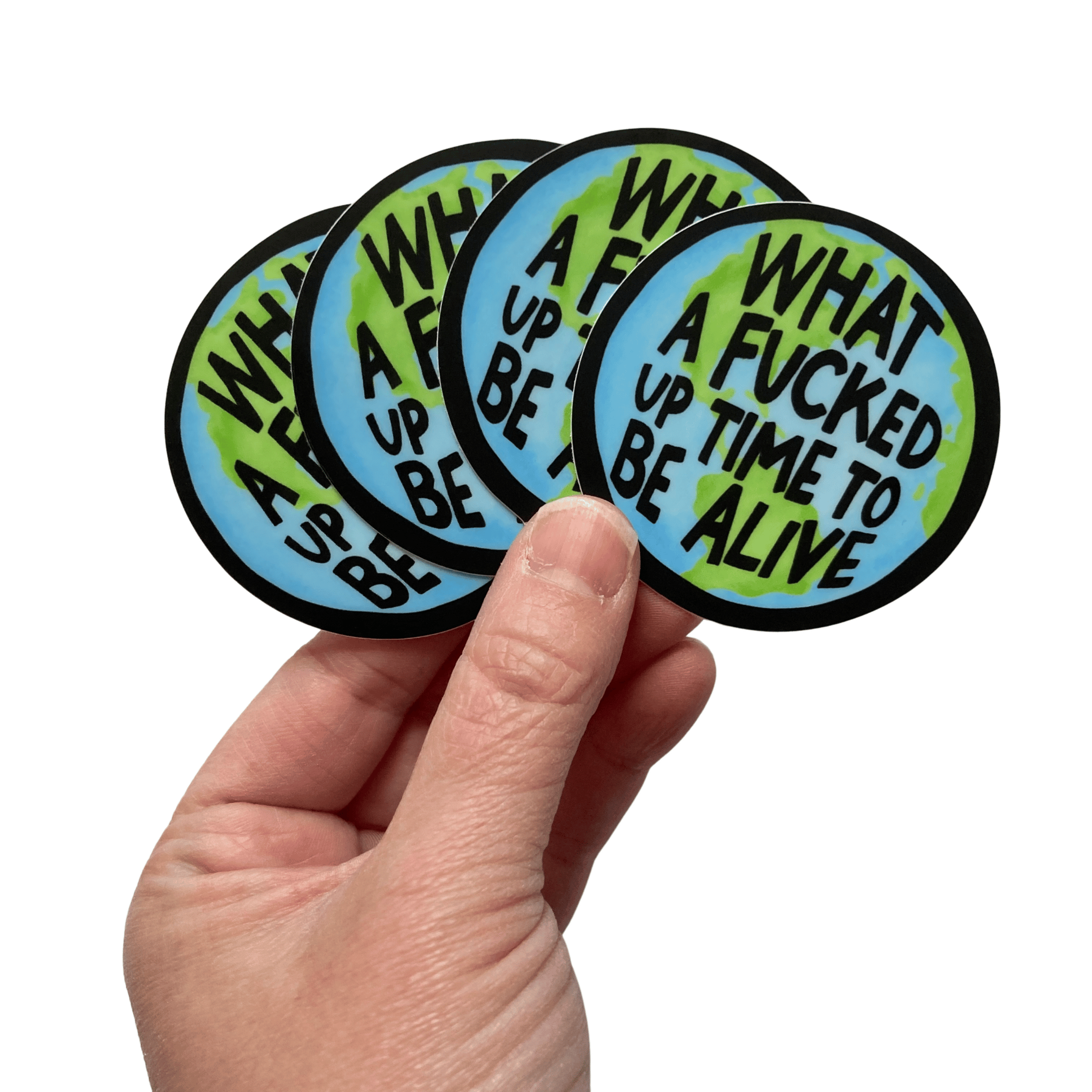 PartyHappier - Wholesale Sticker - What A Fucked Up Time To Be Alive Vinyl Sticker4