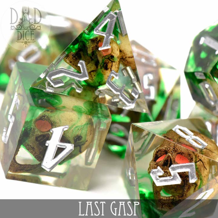 DNDDICE.COM - Wholesale Dice - Last Gasp (Handmade)