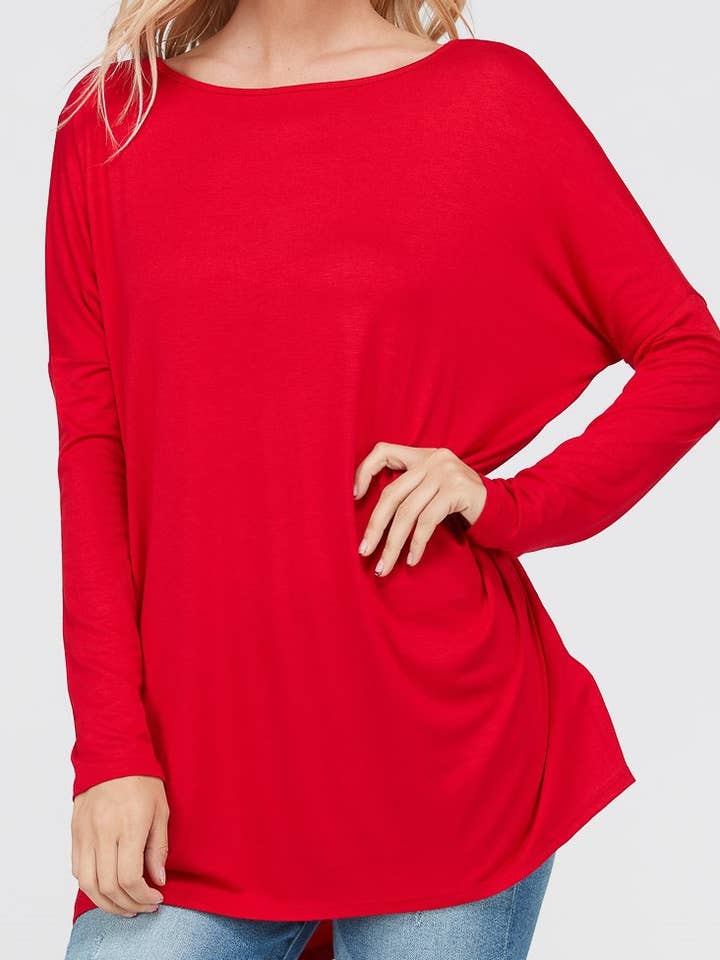 A.gain – wholesale Tunic – Women’s – 10130L07 Heavy Weight Rayon Jersey Long Sleeve Top6