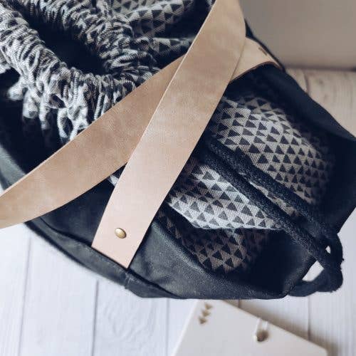 HILVAH - Venta al por mayor Bolso con asas - Mujer - Bolso nórdico, bolso crochet, bolso para guardar lana