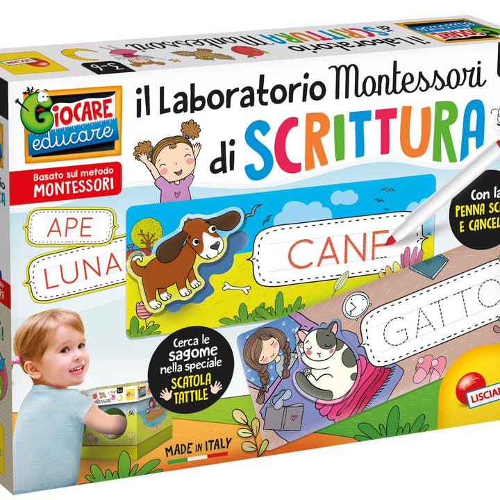Montessori Maxi Laboratorio Di Scrittura per la vendita all'ingrosso da parte di Liscianigiochi IT